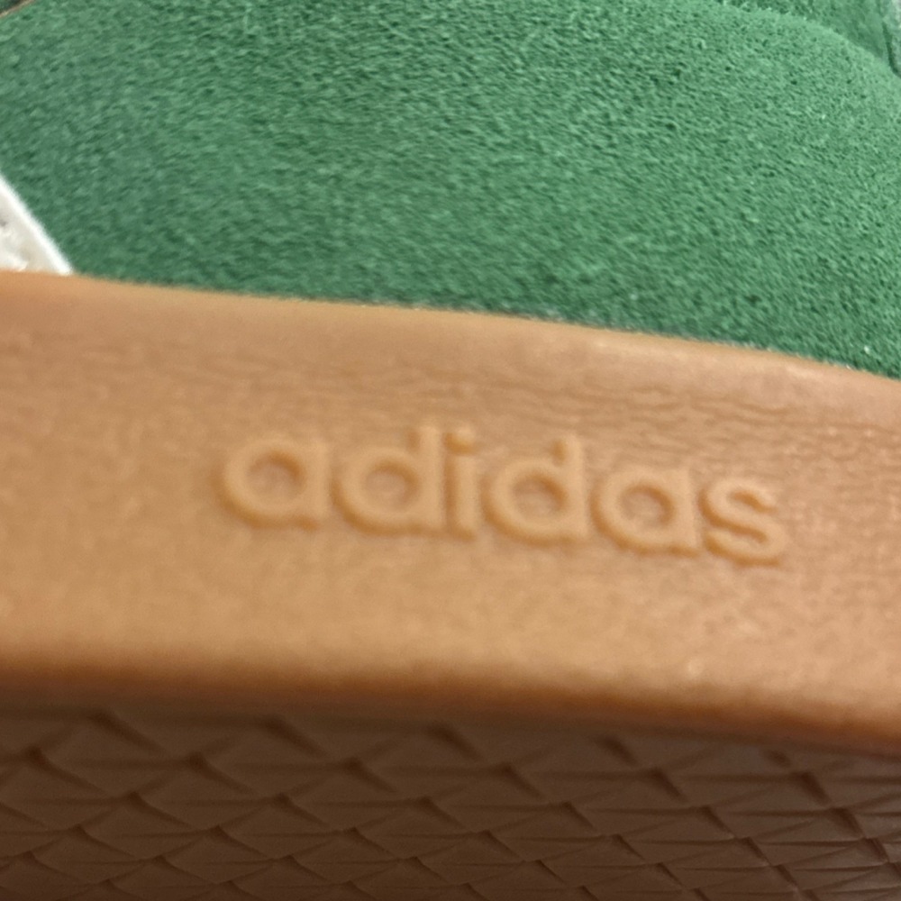 Adidas VL Court 2.0 Unisex M8/W9.5 Green NEW JH5077 Suede Gum Sole Sneakers - Picture 8 of 14